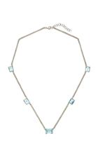 Karma El Khalil Aquamarine Diamond Strata Necklace