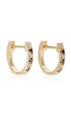 Ef Collection Mini 14k Gold Diamond Huggie Earrings