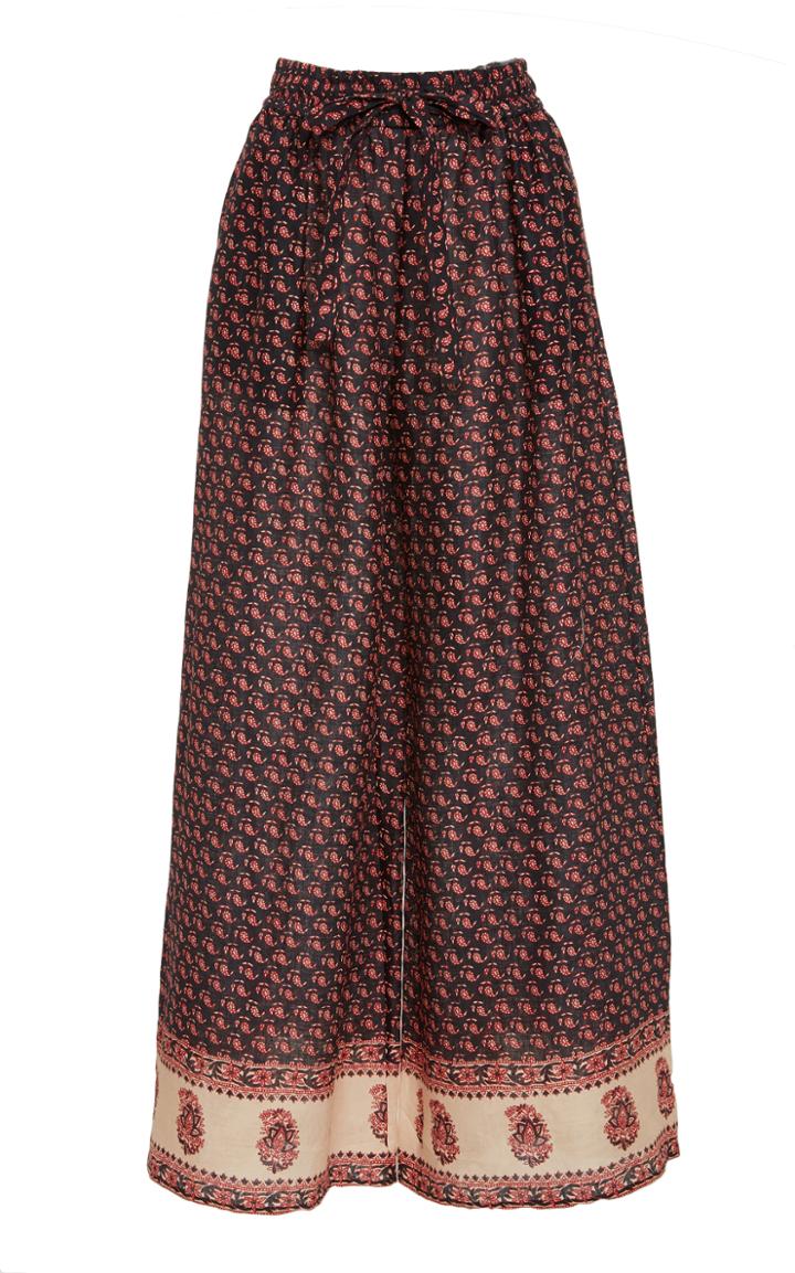 Zimmermann Jaya Border Wide Leg Trouser