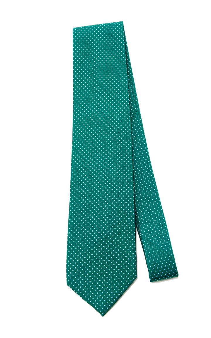 Artisanal Milano Polka Dot Silk Tie