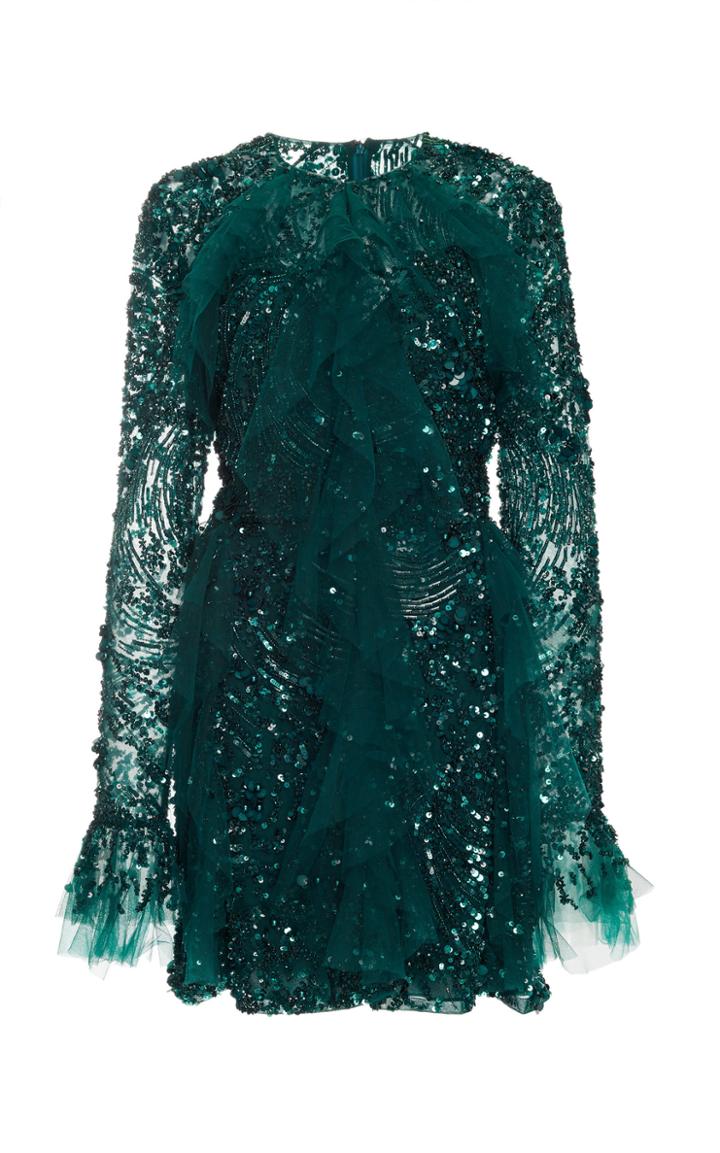 Elie Saab Beaded Short Dress