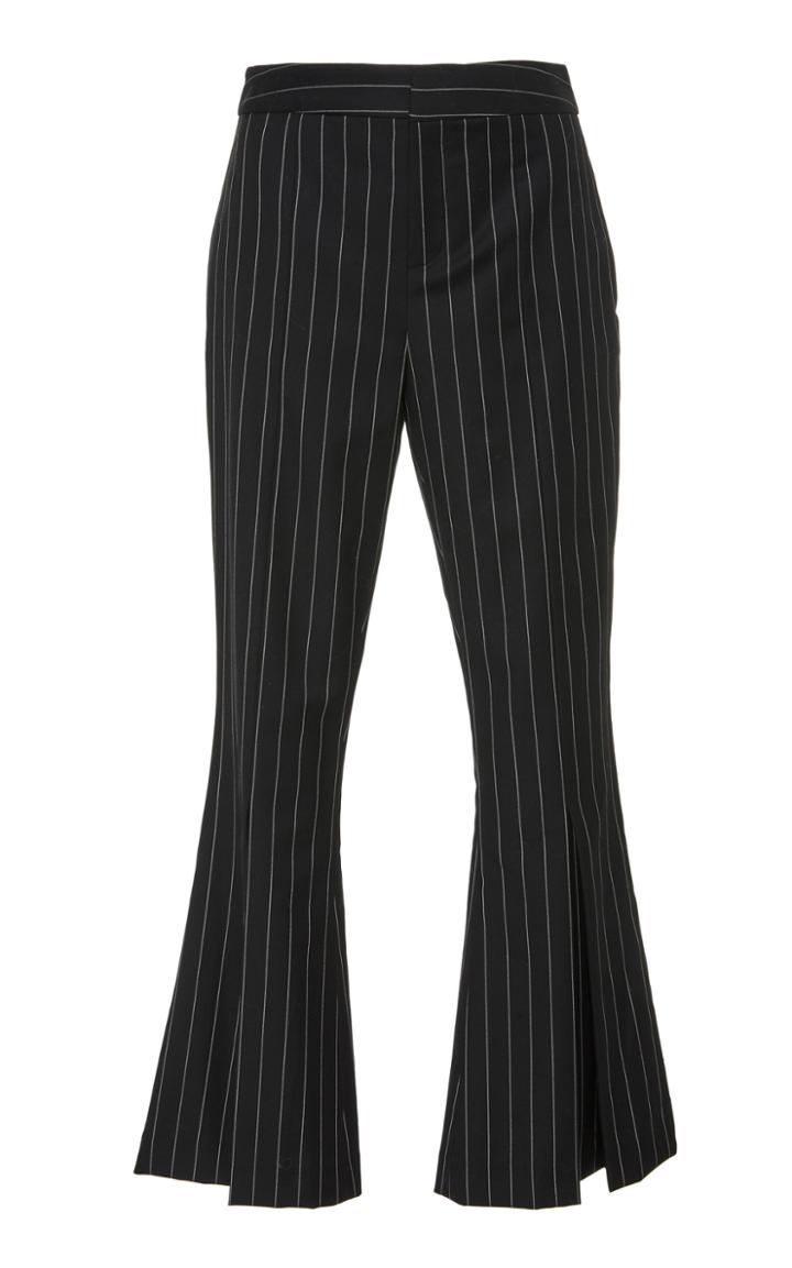 Frame Denim Pleated Crop Pant
