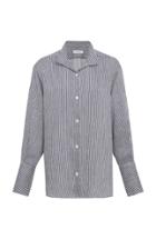 Frame Striped Linen-blend Shirt