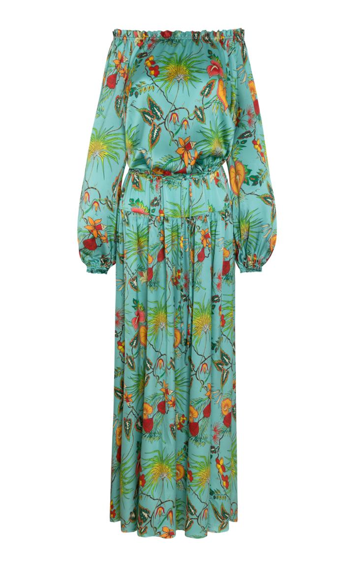 Adriana Iglesias Creek Tropical Maxi Dress