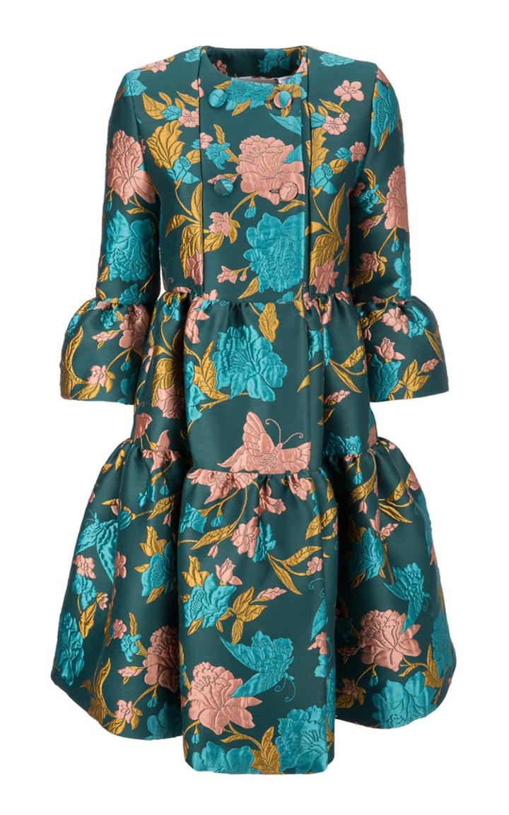 La Doublej Printed Bouncy Coat