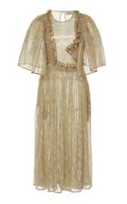 Moda Operandi Preen By Thornton Bregazzi Parmena Sequined Tulle Midi Dress Size: S