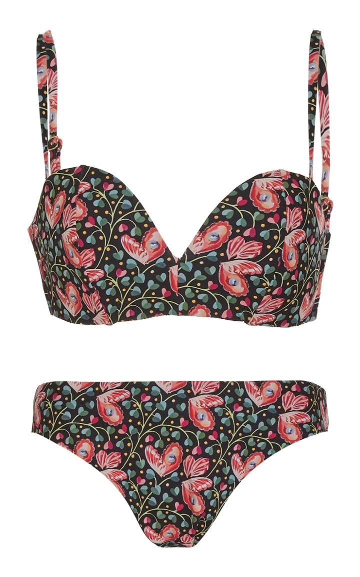 Moda Operandi Liberty London Coralie Lemaire Printed Bikini Size: M/l