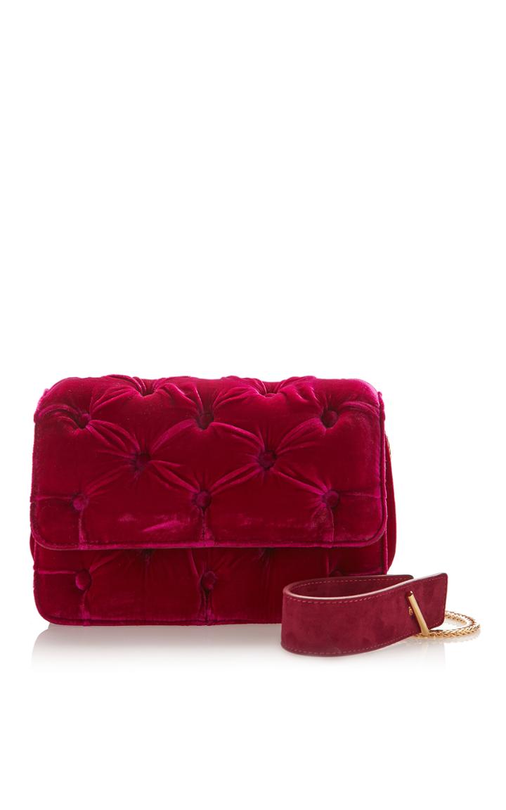 Benedetta Bruzziches Carmen Velvet Clutch