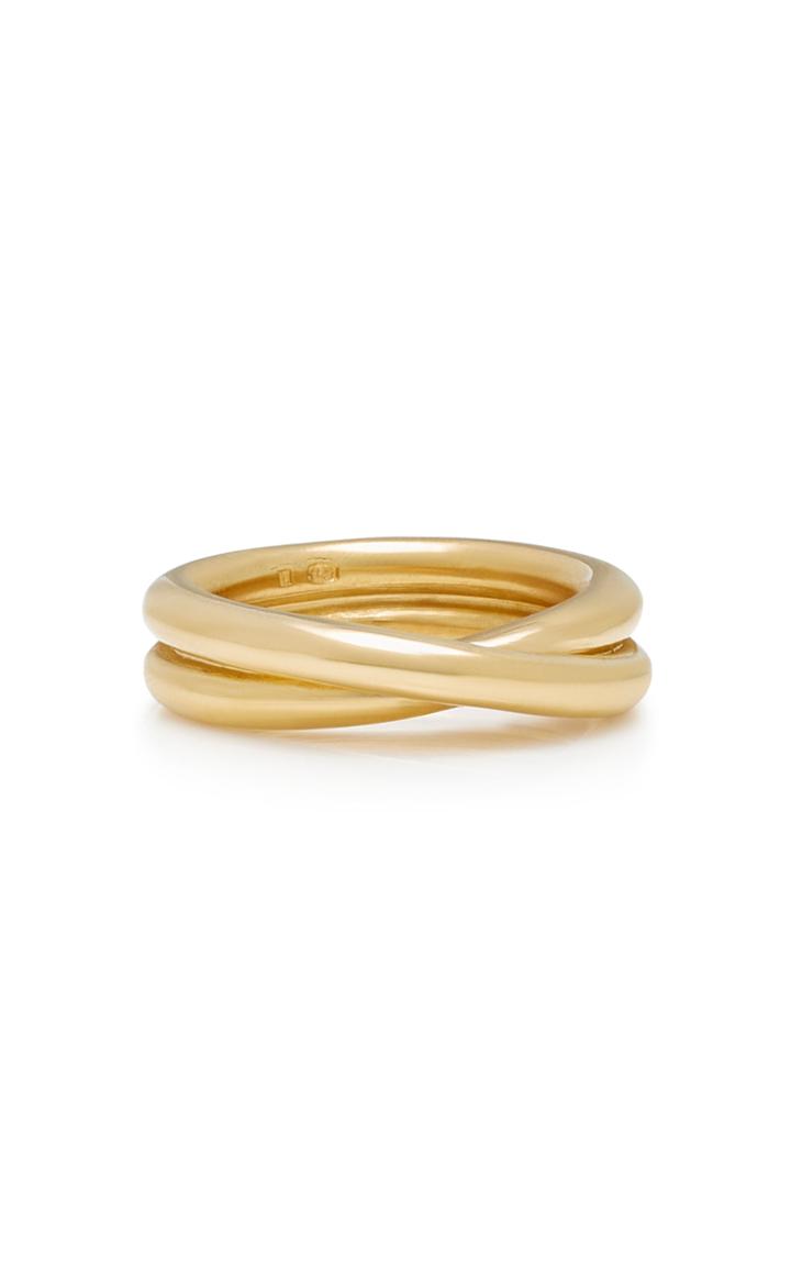 Isabel Lennse Over Gold-plated Ring Size: 6