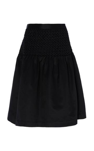 Merlette Hellebore Basket Smocked Skirt