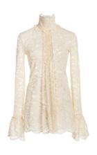 Moda Operandi Paco Rabanne Lace Pleated Front Shirt