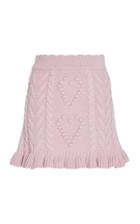 Moda Operandi Loveshackfancy Brendana Knit Mini Skirt