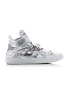 Maison Margiela Evolution Metallic Leather Sneakers