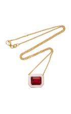 Sarah Hendler Ballet Pink Mystic Topaz Pendant 15 Necklace