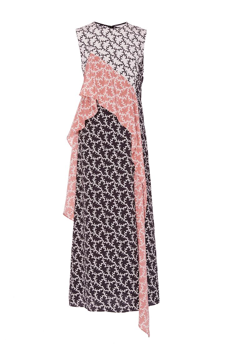 Diane Von Furstenberg Sleeveless Ruffle Dress