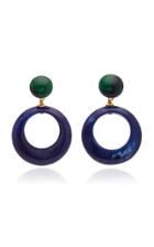 Gas Bijoux Ischia 24k Gold-plated Brass And Acetate Earrings