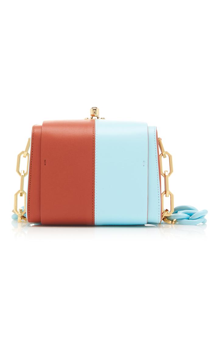 Moda Operandi The Volon Po Cube Color Block Leather Shoulder Bag