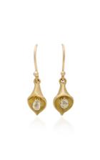 Annette Ferdinandsen Cala Liliy 18k Gold Diamond Earrings