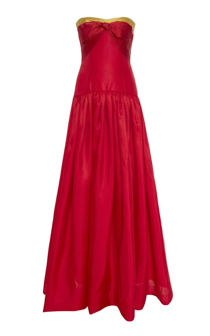 Reem Acra Gazar Strapless Ballgown