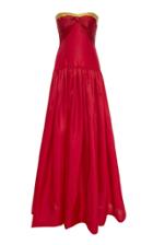 Reem Acra Gazar Strapless Ballgown