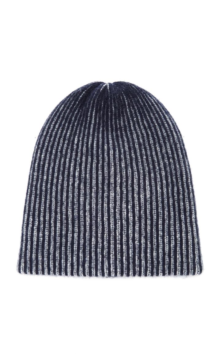 The Elder Statesman Striped Watchman Cap