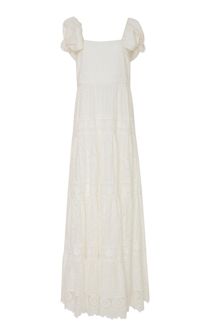Johanna Ortiz Wind Dancer Cotton Eyelet Dress