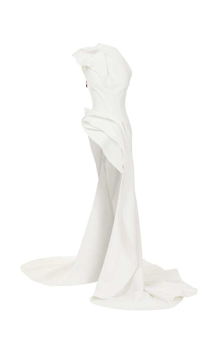 Maticevski Unconditional Asymmetric Draped Cady Top