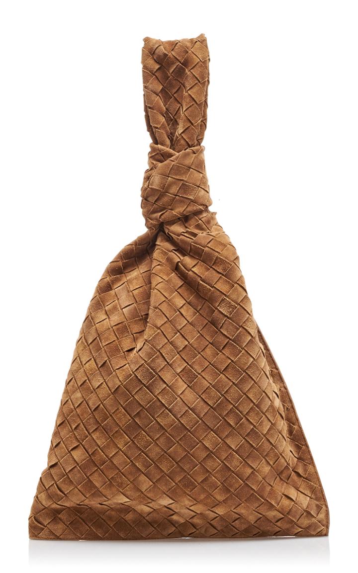 Bottega Veneta Intrecciato Suede Tote
