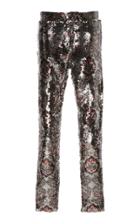 Isabel Marant Odizo Tailored Metallic Jacquard Pants