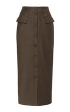 Moda Operandi Matriel Button-down Pencil Skirt