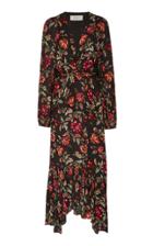 A.l.c. Stanwyck Tiered Floral-print Crepe De Chine Midi Dress