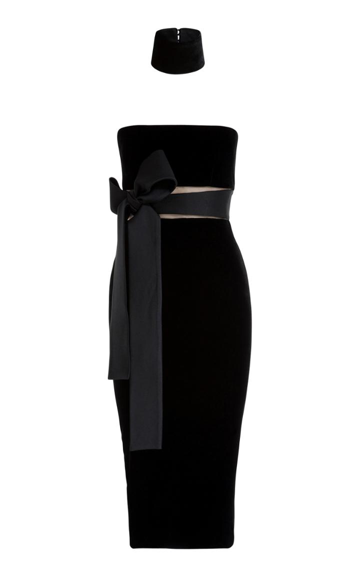 Alex Perry Imogen Velvet Cocktail Dress
