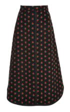 Philosophy Di Lorenzo Serafini Embroidered Felt Long Skirt
