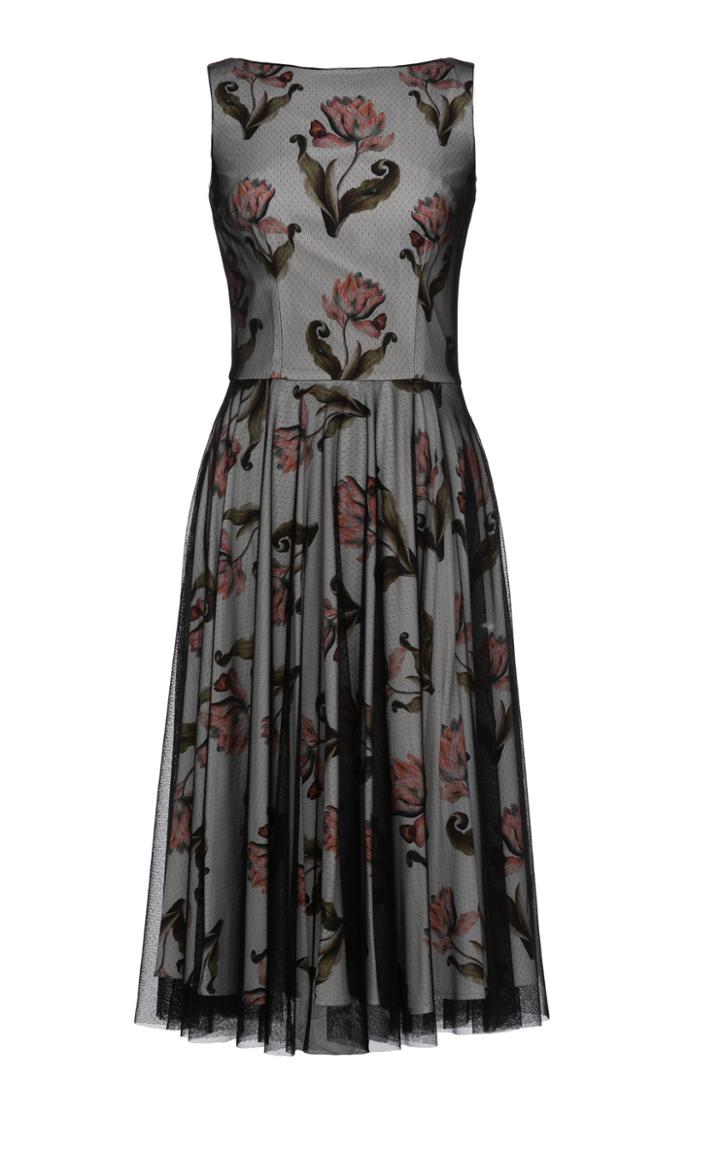 Lena Hoschek Venus Mesh Floral Dress