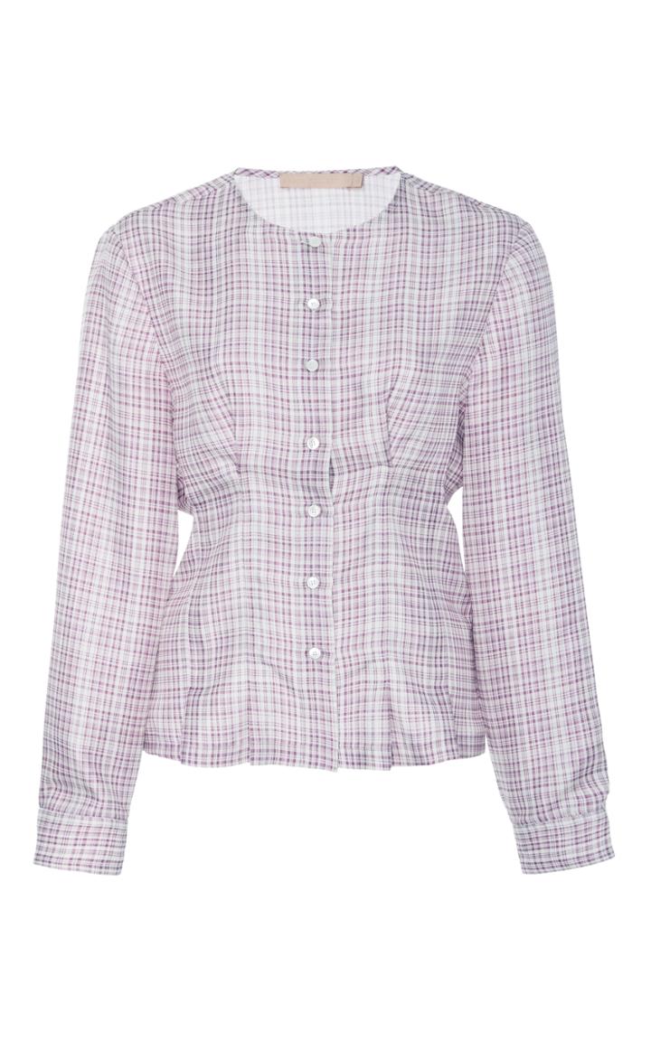 Brock Collection Terri Plaid Ombre Top