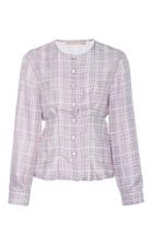 Brock Collection Terri Plaid Ombre Top