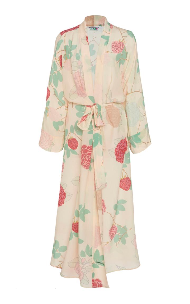 Bernadette Antwerp Peignoir Silk Crepe De Chine Maxi Dress