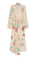Bernadette Antwerp Peignoir Silk Crepe De Chine Maxi Dress