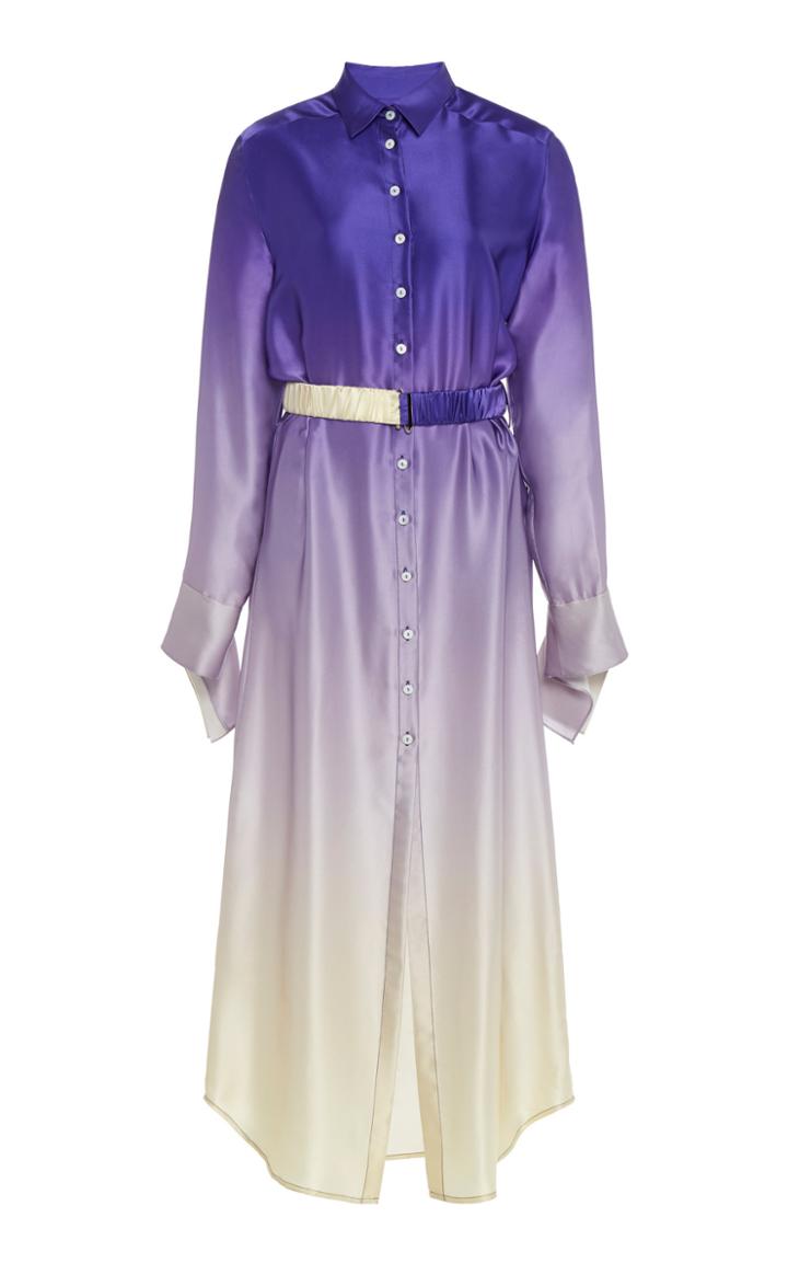 Moda Operandi Christopher Esber Button Up Slim Shirt Dress Size: 8