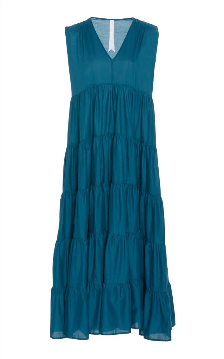 Merlette Santa Elena Cotton Midi Dress Size: M