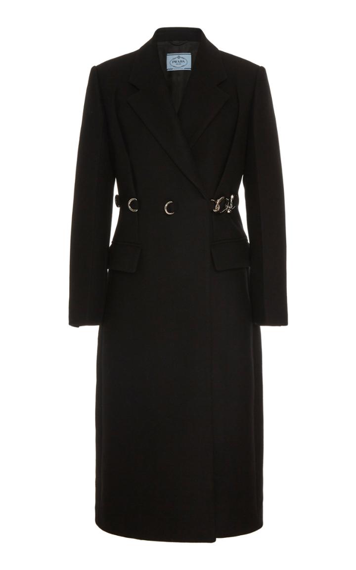 Prada Belted Wool Coat