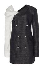 Hellessy Nicholson Blazer Lame Mini Dress