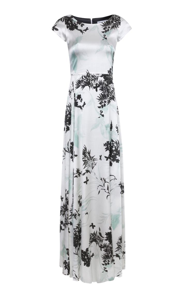 Adriana Iglesias Isabella Maxi Silk Dress