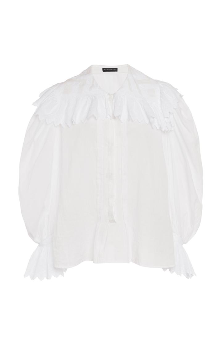 Moda Operandi Etro Frill Cotton Top Size: 38