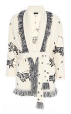 Alanui Last Great Race Fringed Wool And Cashmere Cardigan