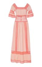 Luisa Beccaria Crochet Cut Out Tunic Gown