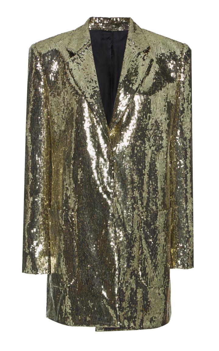 Dundas Longline Sequin Embellished Jacket