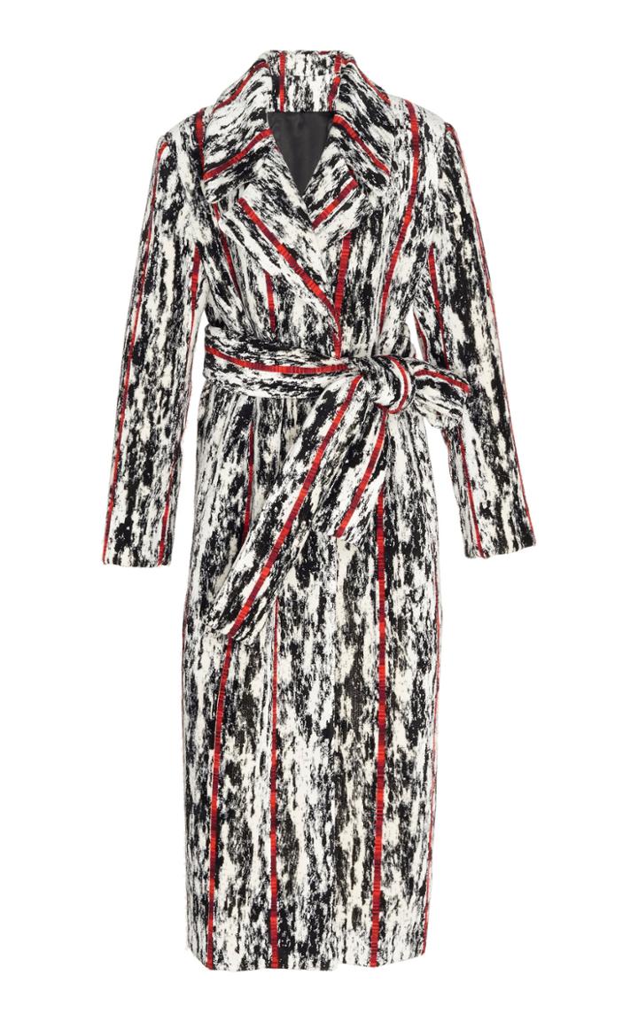 Peter Pilotto Velvet Jacquard Coat