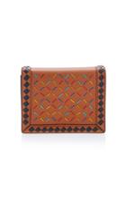 Bottega Veneta Chain Strap Multicolor Leather Wallet