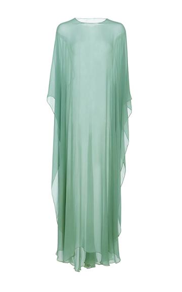 Awaveawake Long Silk Chiffon Cape Shawl